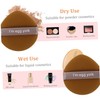 Baluue 18pcs Cosmetic Powder Puff for Loose Powder Foundation Dual-sided