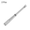 sourcing map 2pcs Mini Bracelet Screwdriver 4mm Titanium Steel Slotted