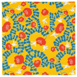 Musumi 20014-102 Furoshiki Furoshiki Approx. 17.7 inches (45 cm) kata kata hummingbird, Kiro, Made in Japan