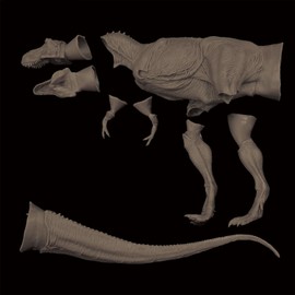 Tyrannosaurus Type B Middle Soft Vinyl Kit Reprint 1/35 Scale Soft Vinyl Unpainted Assembly Kit