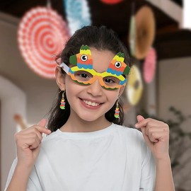 9 Pairs Cinco De Mayo Earrings for Women Mexican Earrings Enamel Sombrero Pinata Cactus Chili Pepper Earrings Fiesta Holiday Jewelry Gifts