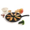 Norpro Pre-Seasoned Pepper Popper Pan, 9-inch, Black