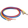 3Pcs AC Charging Hose Detection Liquid Filling Refrigerant Pipe 3Colour