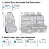 FH Group Car Seat Covers Full Set Royal Seat Cover-Universal