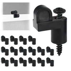 Aifeier ET 16 Pack 3/8 Inch Window Screen Clips with Screws