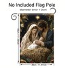 Saoplasa Christmas Garden Flag Holy Family Nativity Scene Jesus Mary