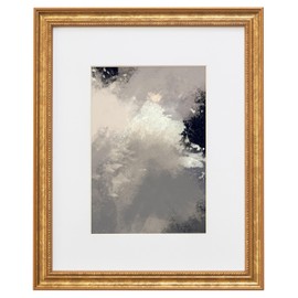 wallsthatspeak Stratton, 20x24 Picture Frame Matted for a 16x20 Photo, Aged Gold, 559202401B41AWTS