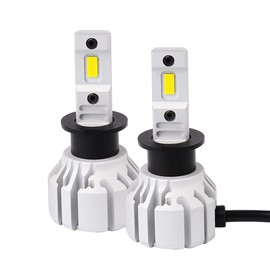 POOPEE LED Fog Lamp, H3, 3 Color Temperature Switching, Integrated Headlight, Fanless, Silent, Double-Sided Lighting, 6000K, 3,000k, 4,300k, Yellow and White Switching, Non-Polarity, 12 V, 24 V,
