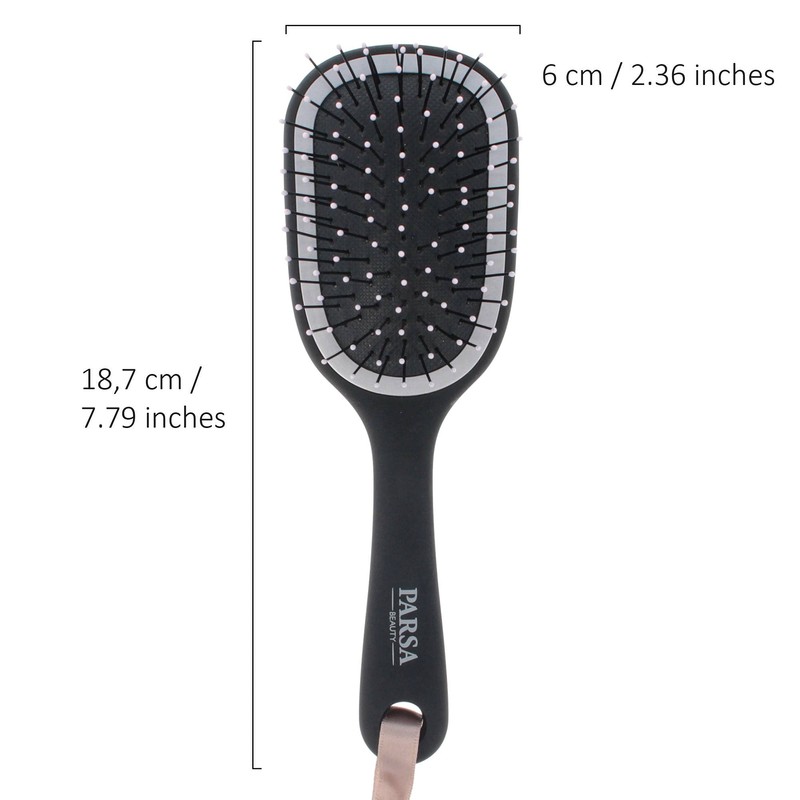 PARSA Beauty Wet & Dry Small Detangling Brush Travel Brush