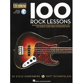Bass Lesson Goldmine: 100 Rock Lessons (Includes Online Access Code): Bass Lesson Goldmine Series