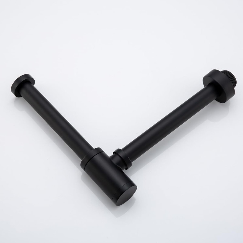 RANDOM Brass Round Bottle P Trap 1 1/4,Raise and Lengthen