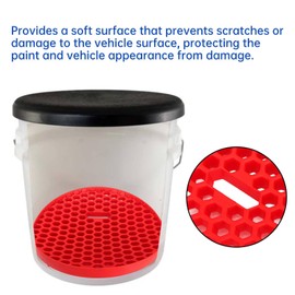 Car Wash Guard, Automotive Bucket Insert Grit Trap, Car Wash Bucket Insert Car Wash Filter, Car Wash Kit and Detail Kits, Helps Remove Dirt and Debris While You Wash