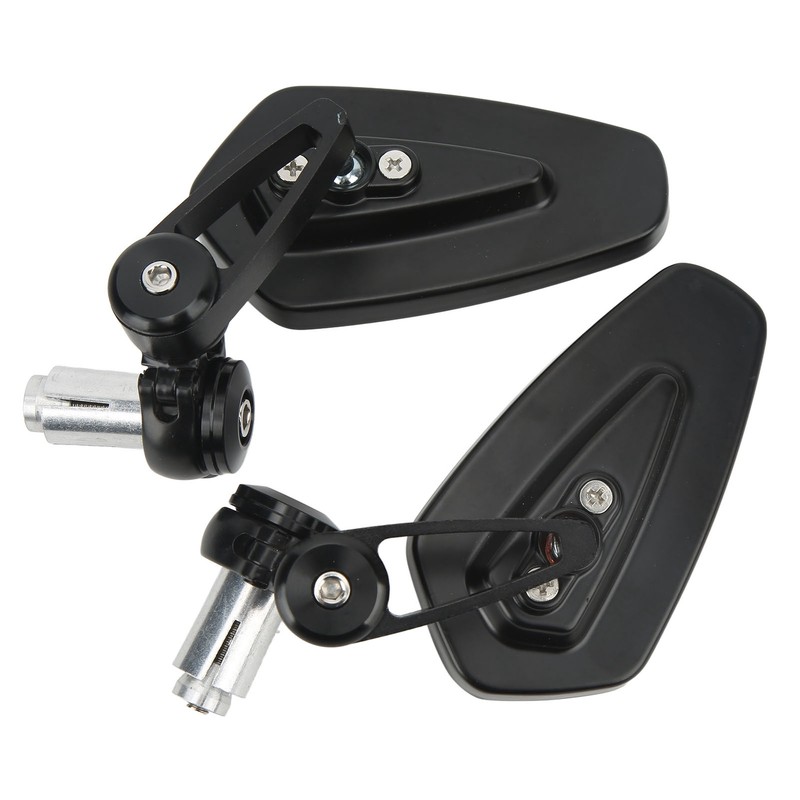 Motorcycle Rear View Mirror 22mm Handlebar Mirror 360 Degree Rotation