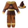 ReliBeauty Scarecrow costume for children, boy with hat, 150