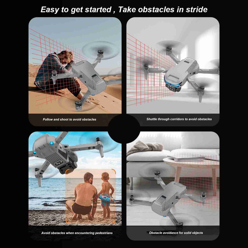 XT9 4K Quadcopter Foldable Optical Flow Orientation Quadcopter RC Drone
