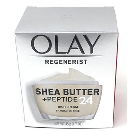 Olay Regenerist Shea Butter + Peptide 24 Rich Cream Face Moisturizer,..