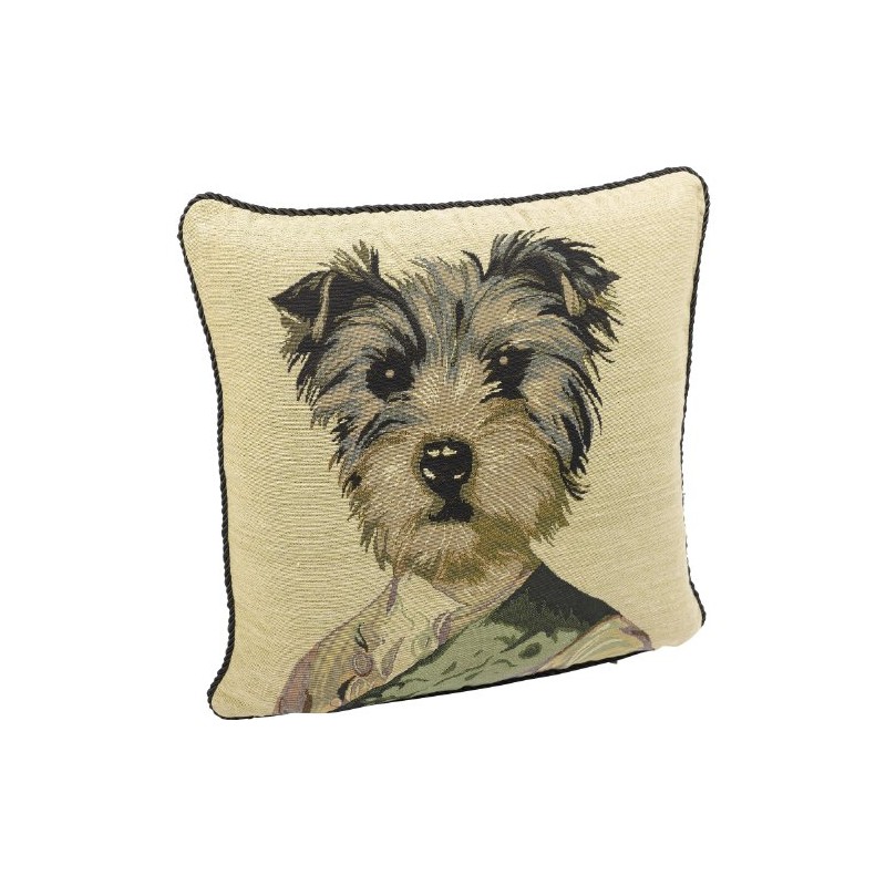 Traditional Tapestry Cushion Covers with Soft Faux Velvet Reverse 18"