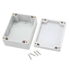Awclub Waterproof Dustproof IP65 ABS Plastic Junction Box Outdoor Universal Electric Project Enclosure Gray 4.52"x3.54"x2.16"(115mmx90mmx55mm)