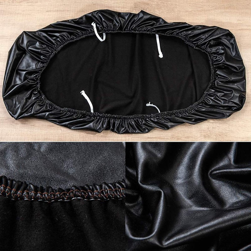 Tookie PU Leather Soft Stretch Dining Bench Cover, Waterproof Elastic