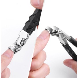 ZVGKE Clipmaster Pro Nail Clippers Toe Nail Clippers for Thick Nails for Seniors Toenail Clippers Long Handled Ergonomic Curved Head Pliers Nail Clippers(Family Travel 2 Piece Set