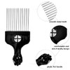 2 Pack Hair Picks for Afro, Curly Hair Styling -