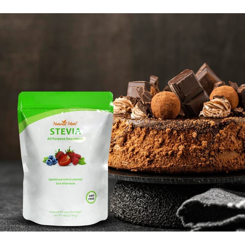 Natural Mate Zero Calorie Sweetener - Organic Stevia Granular Powder