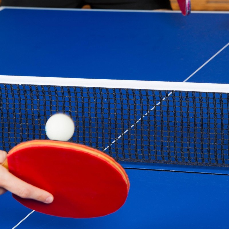 QFEHTHSK 3-Piece Table Tennis Nets, Portable Table Tennis Nets, Table