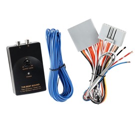 NuIth Add an Amplifier Subwoofer Interface Compatible with Honda Civic Pilot Fit for 2006-2012, Acura RDX 2007-2015 2 Channel RCA Output Converter，Amplifier Adapter Connect to Factory Radio Stereo