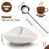 4 Pieces Coffee Spoon Rest and Spoon Small Teaspoon Holder