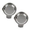 Operitacx 20 x Stainless Steel Scale Bowls Powder Pan Metal