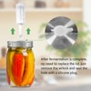 Artcome 28 Pcs Fermentation Kit-5 Stainless Steel Fermentation Lids, 5