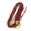 12PCS 27mm Piezo Discs with Wire Brass Piezoelectric Disk Piezo