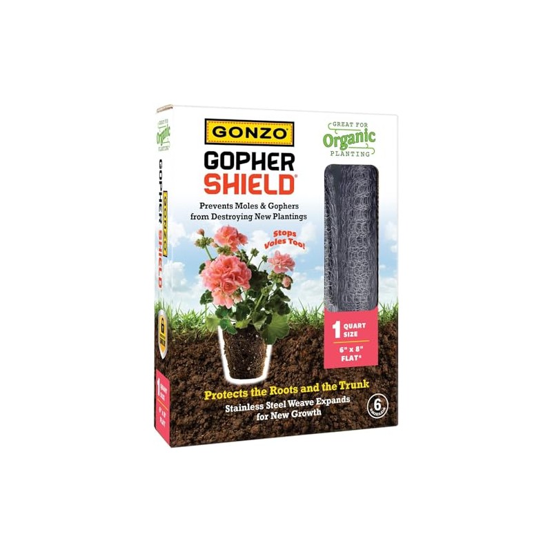 Gonzo 5036 Gopher Shield, Stainless Steel