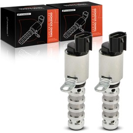 A-Premium 2-PC Intake & Exhaust Engine Variable Valve Timing (VVT) Solenoid Compatible with Hyundai & Kia Models - Elantra, Accent, Kona, Sonata, Tucson, Forte, Optima, Rio, Seltos, Soul - L4 1.6L