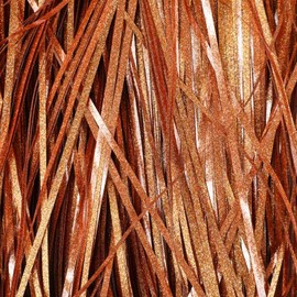 BoxSkivra 4 OZ Rose Gold Crinkle Paper Shredded Paper for Gift baskets Filler Paper Shred for Gift Wrapping Crinkle Cut Paper Shred Filler for Easter Basket Grass, Christmas, Birthday, Mother's Day