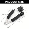1PCS Guitar String Winder Cutter - 3-in-1 Multifunctional Guitar Maintenance