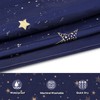 Amaredom Star Shower Curtain, Celestial Shower Curtain for Bathroom, Waterproof