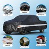 Holthly 10 Layers Truck Cover Waterproof All Weather. Pickup Truck