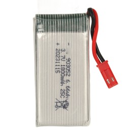 3.7V 1800mAh 25C Lithium Battery For X5SW RC Quadcopter Drone Helicopter 903052 Battery With JST Red Plug