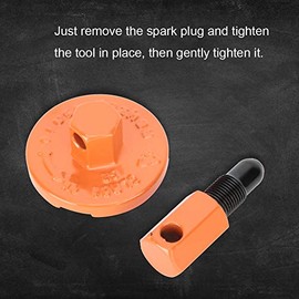 Atyhao chainsaw clutch removal tool, Metal Clutch Flywheel Removal Disassembly Tool Piston Stop Chainsaw Tools Fit for HUSQVARNA STIHL