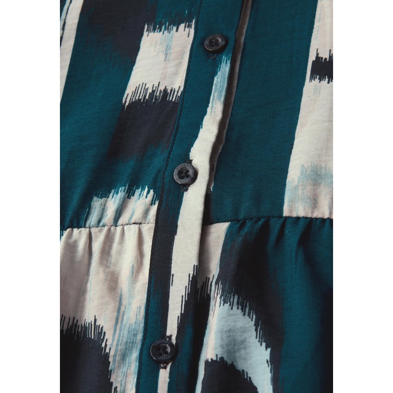 Street One Women's Patterned Tunic Dress, Tide Blue