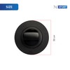 XFORT Matt Black Thumb Turn and Release Set, Bathroom Thumb
