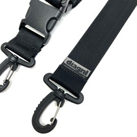 DIAGNL REPLACEMENT STRAP Elastic Shoulder Strap for Bags, Black