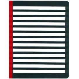 Full Page Fold-Over Writing Guide - Black-White