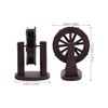 STOBAZA Miniature Water Wheel Fountain for Indoor Outdoor Use Tabletop
