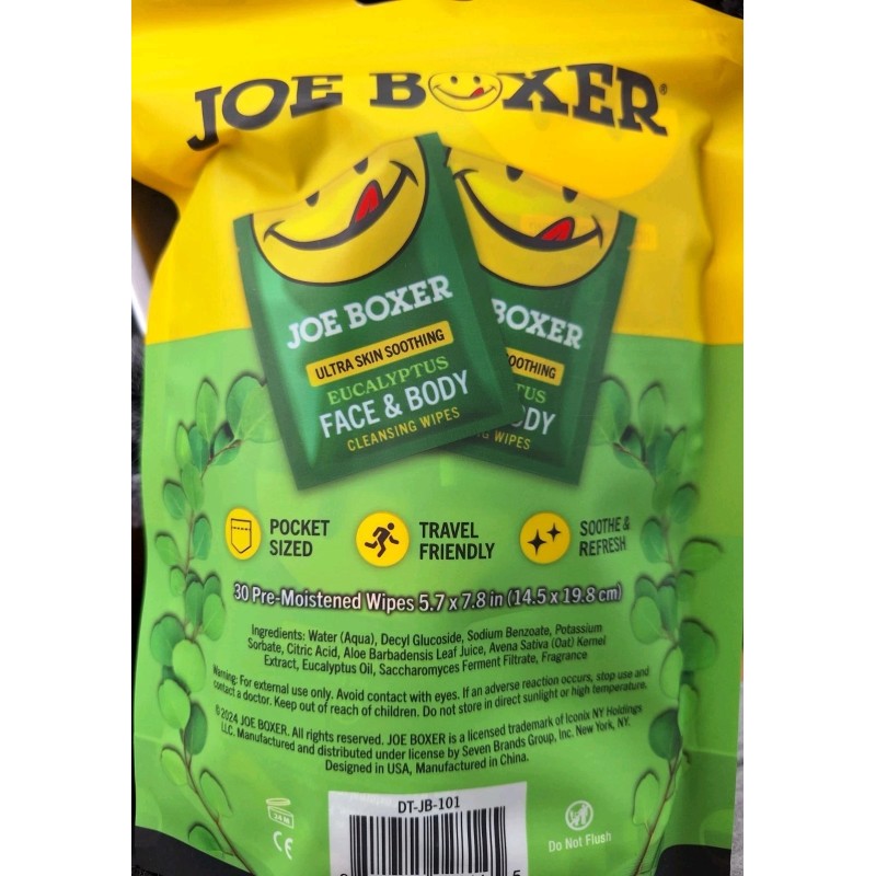 Joe Boxer 2 X Joe Boxer Eucalyptus Face & Body