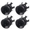 4pcs Engine Screw Cap Covers Crown Styling Fit for XL883/Big