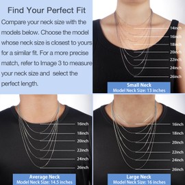 Jewlpire 925 Sterling Silver Chain Necklace for Women, 1.2MM Cable Chain Silver Chain for Women Sturdy Women's Chain Necklaces, Silver Chain 16 Inch