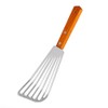 MEETOZ Stainless Fish Spatula, Nonstick Spatula Turner, Thin Slotted Spatula