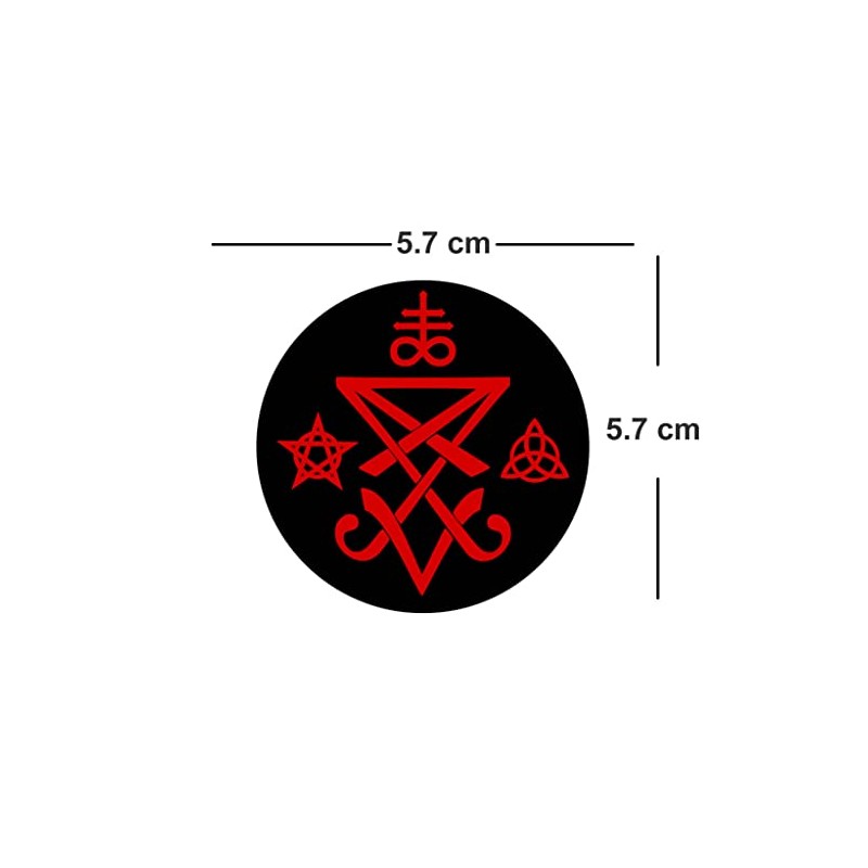 Sigil of Lucifer Iron on Screen Print Transfers for Fabrics